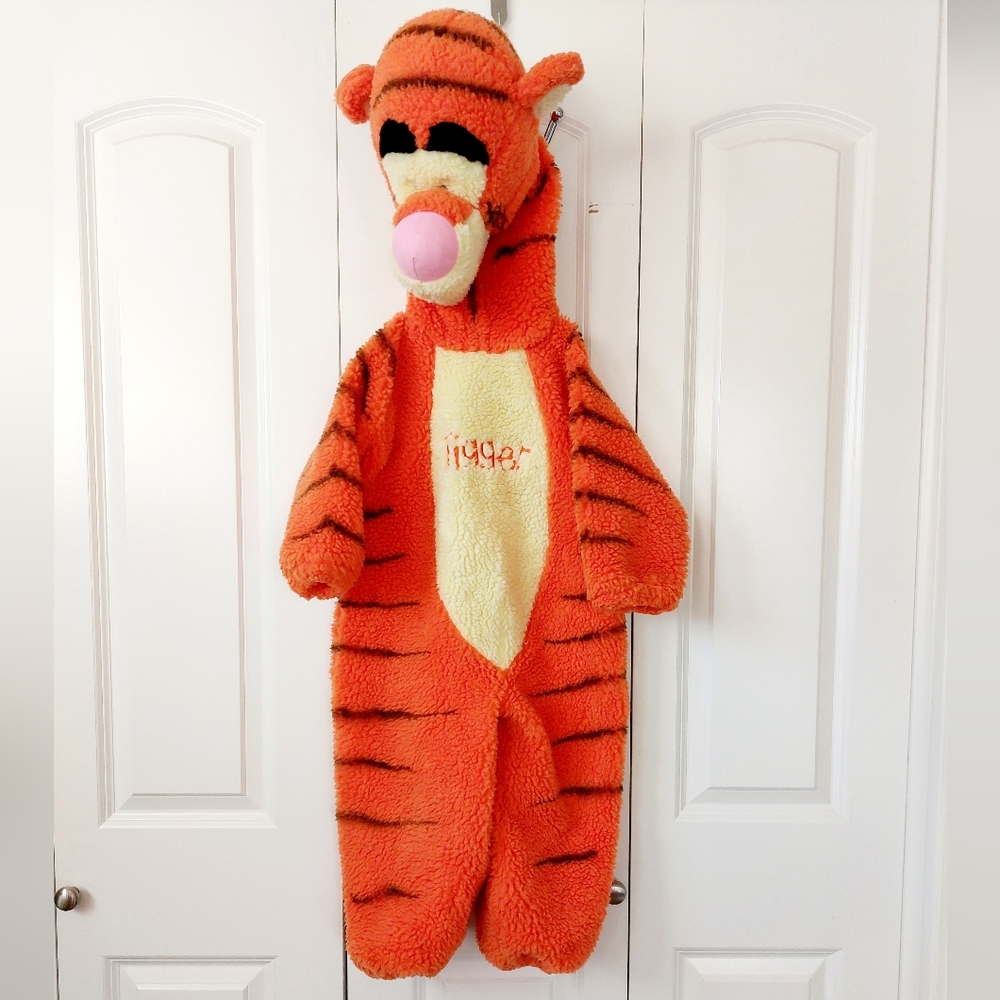 Deluxe Plush Tigger Costume size 2T-4T Disney‎ Winnie The Pooh Halloween y2k
